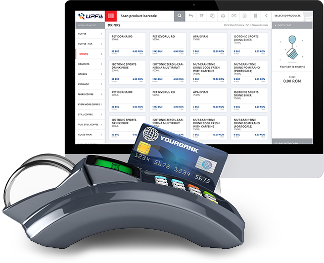 Sell your products easier using the <b>UPfit.cloud POS</b>