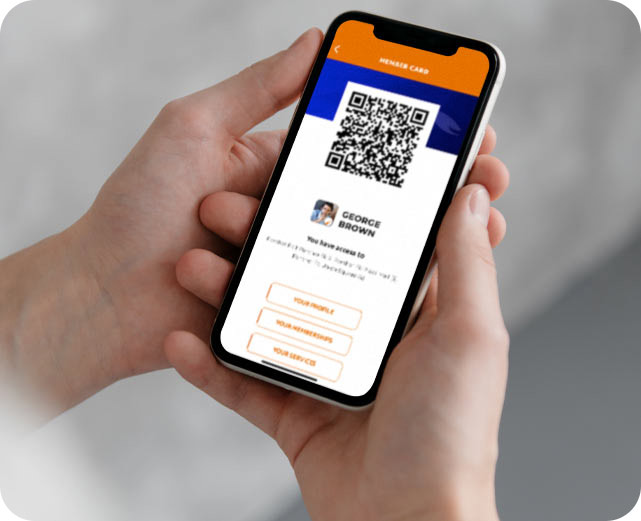 Eliminate reception queues with the digital card in your gym app